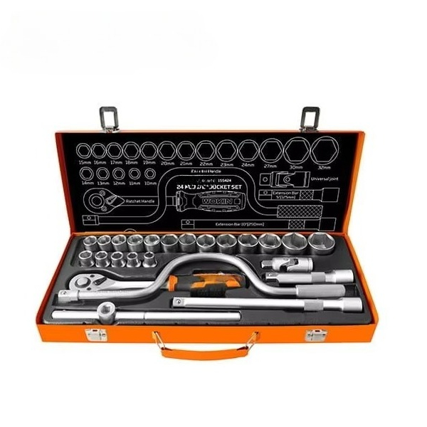 Socket Wrench - Set di 24 Chiavi a Bussola