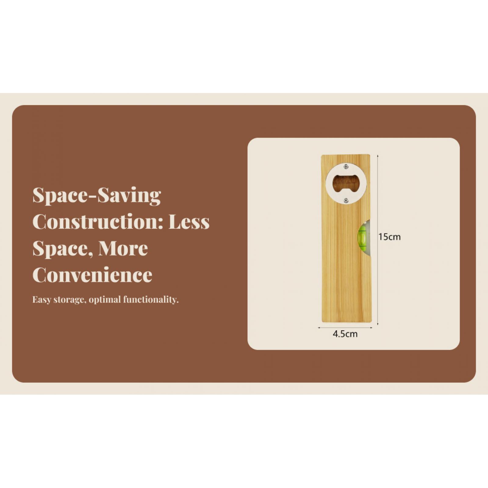 Spirit Level - Set di 5 Apribottiglie con Livella